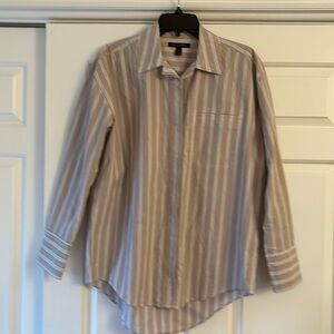 Banana Republic striped button down